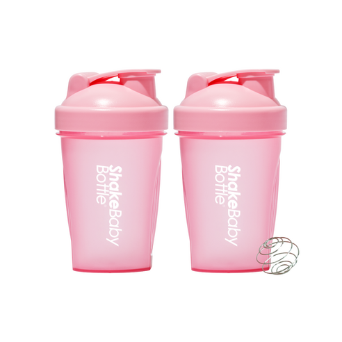 쉐이크베이비 보틀 쉐이커 2입, 핑크, 600ml, 2개