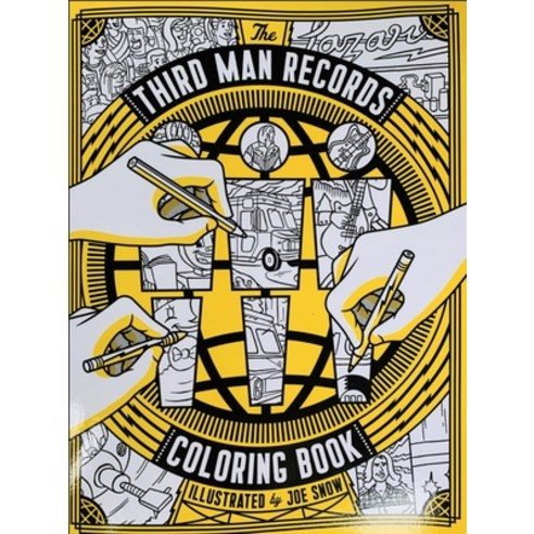 Third Man Records Coloring Book Paperback, Third Man Books