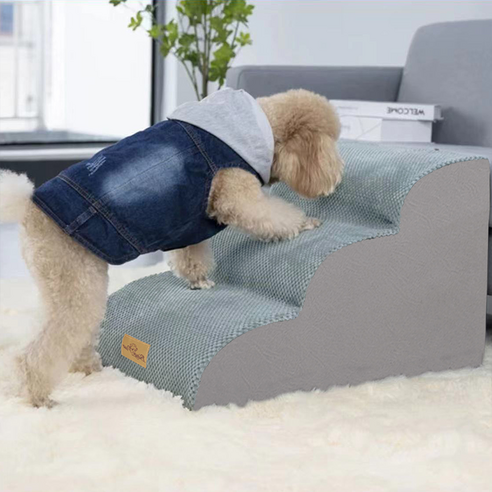 BingoPaw 강아지 계단 논슬립 침대 스텝
