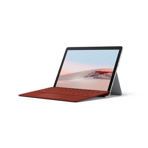 마이크로소프트 2020 Surface Go2 10.5 + 포피레드 타입커버 패키지, 플래티넘, 펜티엄, 64GB, 4GB, WIN10 Home, STV-00009