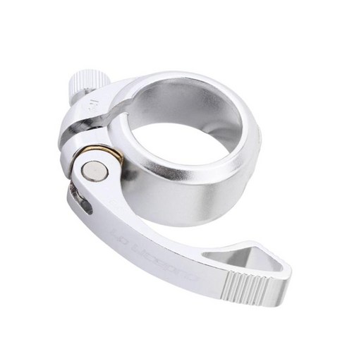 자전거 접이식 자전거를위한 33.9mm 시트 포스트 41mm 시트 클램프 자전거 시트 포스트 클램프, 실버, 알루미늄