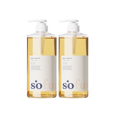 소퍼즈 맥주효모 10 샴푸 시트러스 향, 1000ml, 2개