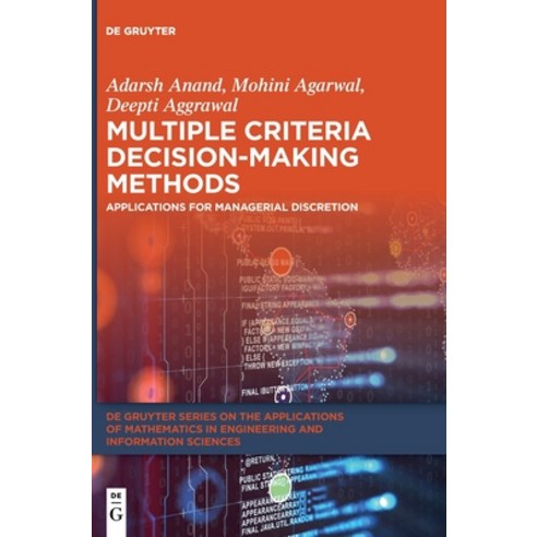 (영문도서) Multiple Criteria Decision-Making Methods Hardcover, de Gruyter, English, 9783110743562