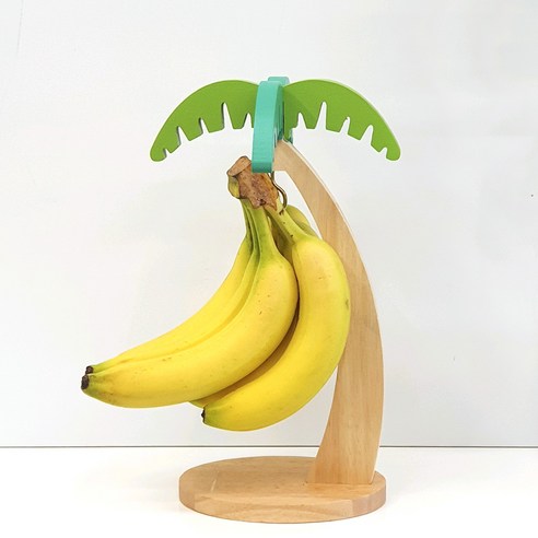 무타공마켓 귀여운 야자수 바나나걸이 고급형 바나나거치대, 1개, 바나나 걸이
