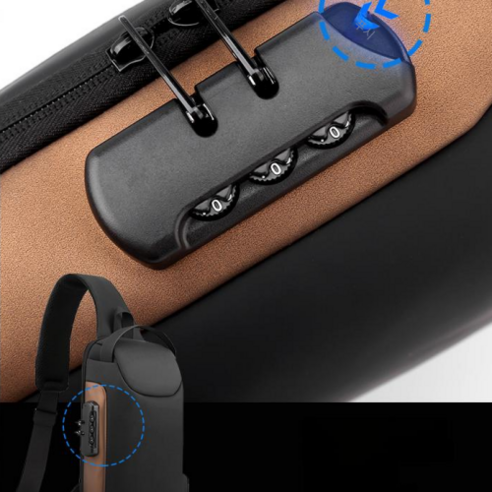 안심하고 여행하세요! 레드에셋 남자 도난방지 가방으로 소지품을 안전하게 보호하세요.