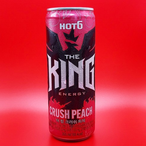 핫식스 더킹 크러쉬 피치, 355g, 355ml, 12개