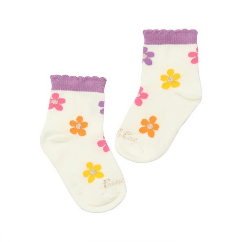 사랑스러운 꽃자수로 아이의 발에 행복을 더하세요!