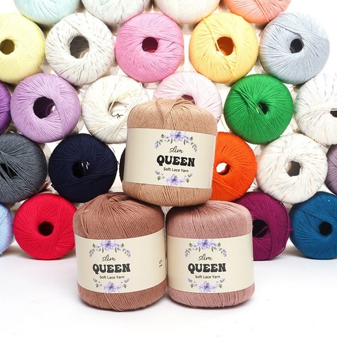 부드럽고 가벼운 슬림퀸 의류실로 다양한 뜨개질 프로젝트에 활력을 불어넣으세요.