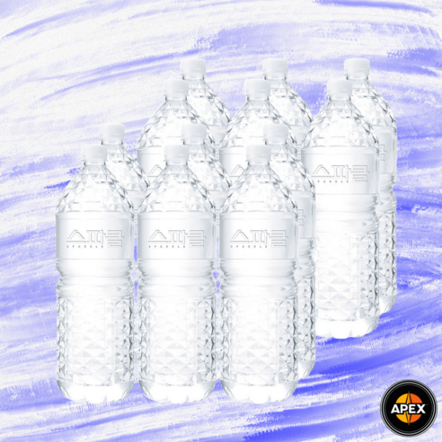 (1+1) 스파클생수 2L 12개 총 24개 자취생 직장인 회사 야유회 탕비실 일부지역 배송불가