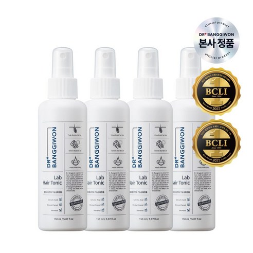 닥터방기원 랩 헤어토닉, 150ml, 4개