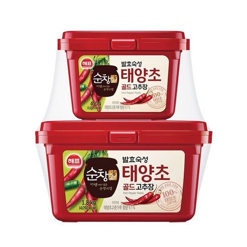 사조해표 순창궁 태양초 골드 고추장 1.8kg+450g, 2250g, 1개