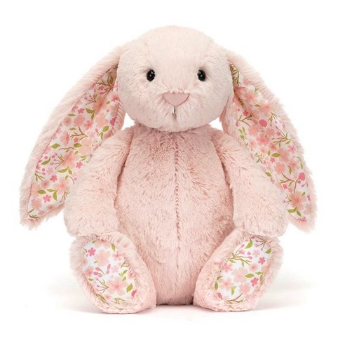 비포쉬프팅 젤리캣 Jellycat 국민애착인형 블러썸 블러쉬 버니 체리 핑크 18cm, 31cmx12cm, 연분홍색, 1cm