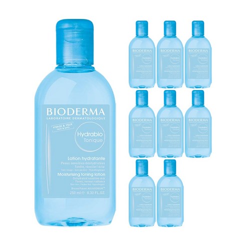 바이오더마 하이드라비오 모이스처라이징 토닝 로션, 250ml, 9개