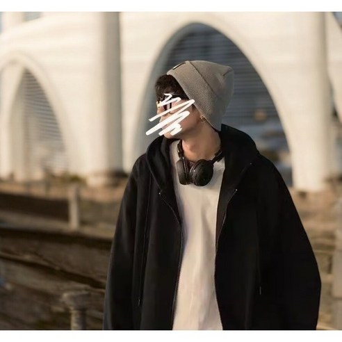 클래식 남자 오버핏 후드집업 2COLLOR