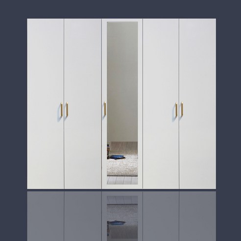 이안 하이글로시7자 장롱셋트 7자옷장셋트 – 심플하면서도 세련된 공간을 만들어주는 옷장