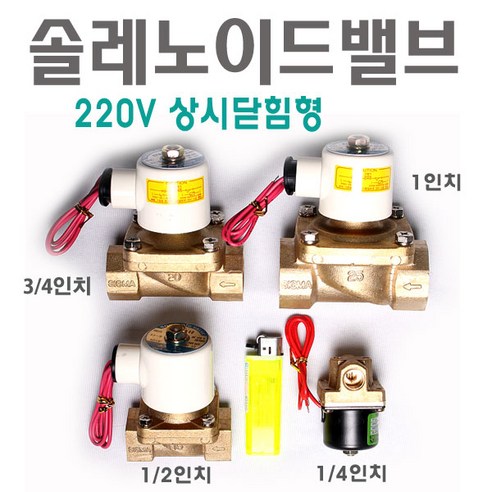 솔레노이드밸브20A/25A/상시닫힘형220V/엑셀배관/주름관/물호스/효신/솔밸브/solenoid valve (HDW2150), HPW2150(20A), 1개 이탄솔레노이드밸브