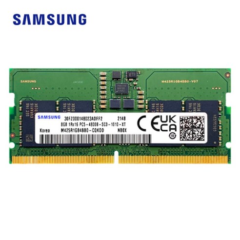 삼성 DDR5 RAM 4800MHz 5600MHz 8GB 16GB 32GB SODIMM CL40 1.1V SO-DIMM 262 핀 노트북 RAM 메모리 모듈