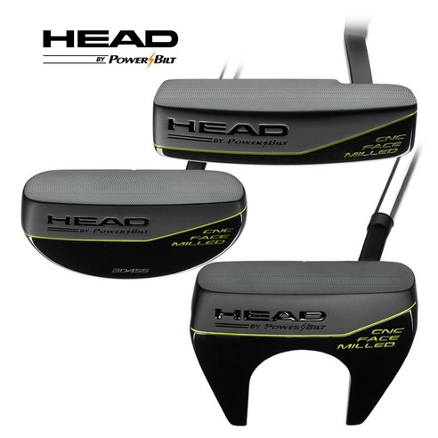 callaway HEAD 골프 퍼터 X시리즈 블랙 일자형 반달형 말렛형, 반달형_X3S 블랙 (34)