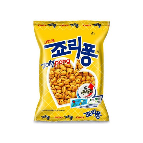 크라운 죠리퐁 스낵, 74g, 6개