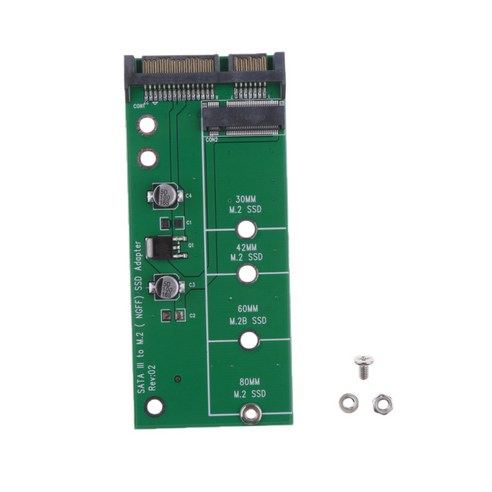 SATA M2 NGFF SSD 변환기 어댑터 카드 M.2 SATA 3 III 커넥터 카드, 설명, 녹색, 설명