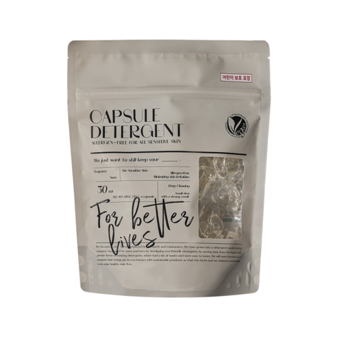 블루워시 캡슐 세탁세제[무향], 1개, 30개입