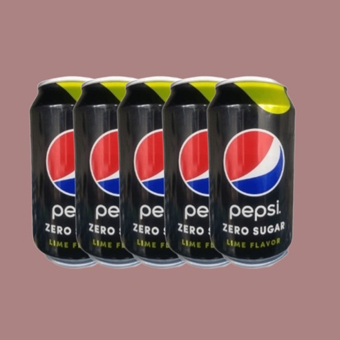 펩시 콜라 라임 355ml 제로 슈가 뚱캔 팹시 라임향, 24개
