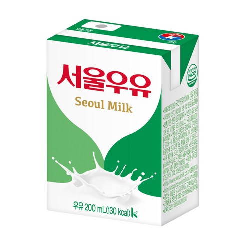 서울우유 멸균 흰우유, 200ml, 128개