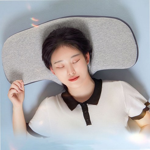 경추 보호 수면 전용 수면 베개, 1개, 회색