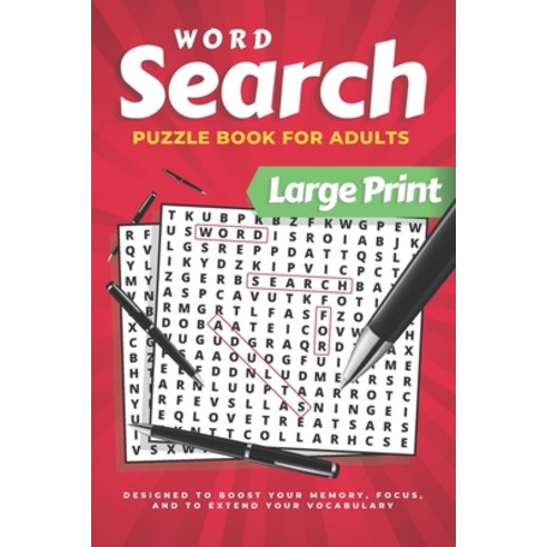 (영문도서) Word Search For Adults Large Print: Word Find Puzzles To Keep Your Brain Entertained Boost Y... Paperback, Independently Published, English, 9798717454179