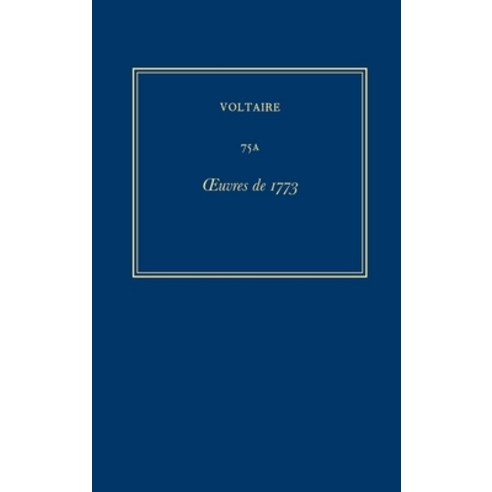 (영문도서) OEuvres de 1773 Hardcover, Voltaire Foundation in Asso..., English, 9780729409438
