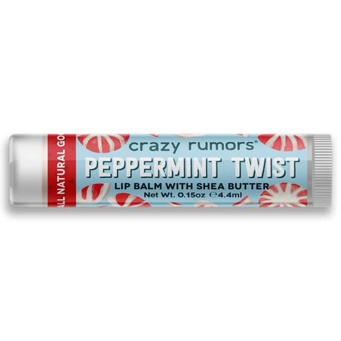 크레이지루머스 립 밤 4.4 ml, Peppermint Twist, 1개