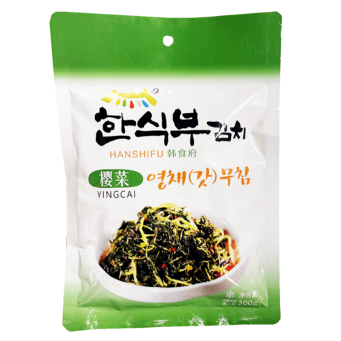 터보마켓 중국식품 영채김치 한식부 연변김치 영채 무침, 1개, 300g