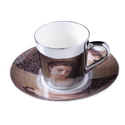 [SW] 거울 반사 커피 잔 유리 차 물 컵 크리 에이 티브 Coffeeware Drinkware, 육군 녹색_201-300ml