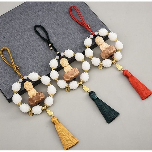 소원 성취, 사고 예방, 재물운을 위한 운수대통: 연꽃 불상 차걸이