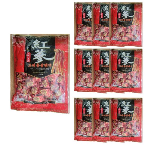 동아제과 홍삼캔디, 10개, 280g