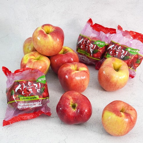 [미식한가] 경북 햇 홍로 세척사과 5kg (정품), 1개, 5kg(1개) 홍로사과
