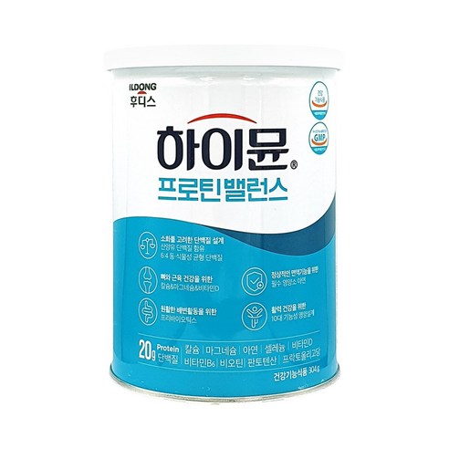 일동후디스 하이뮨 프로틴 밸런스 산양유 분리 유청 단백질 보충제, 304mg, 1개