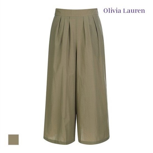 올리비아로렌 [비밀] 턱 밴딩 팬츠VOCDLYM6416, KHAKI(45)/070, KHAKI(45)