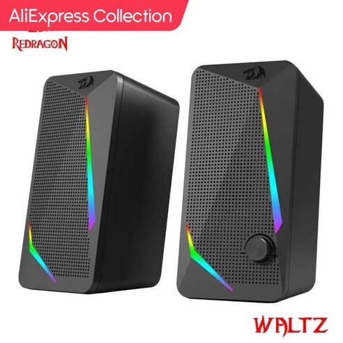 TV스피커 TV사운드바 홈시어터 사운드바 스피커 컴퓨터 TV AliExpress Collection 레드RAGON Waltz GS510 호주전압x 20 스테레오 서라운드 음악 RG, 1.블랙