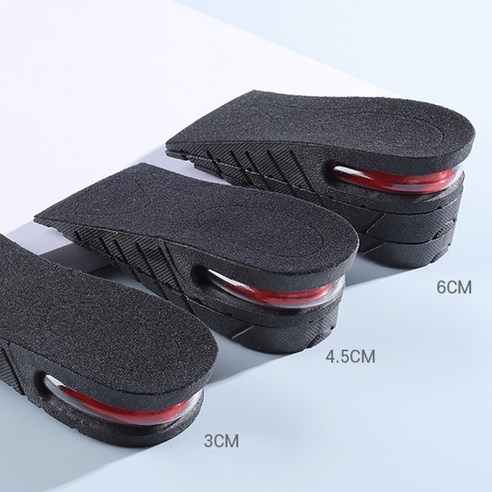 운동화 신발 기능성 에어깔창 키높이반깔창 속굽 인솔, 3-에어깔창-6cm, 상품선택