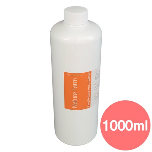 네이처팜 이지 박테리아 스텝 0 1000ml 1L 1리터 염소 중화제 중금속 제거제 물갈이제 비타민첨가, 1L, 1개 - 박테리아 | 쿠팡