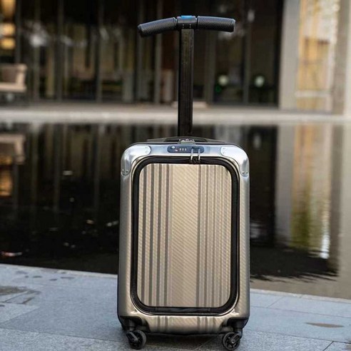 타는 캐리어: 짐은 발이 되어 여행의 자유를 선사한다.