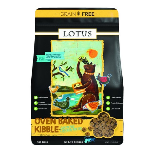 로투스 캣 오븐베이크 그레인프리 건식사료, 닭, 2.2kg, 1개