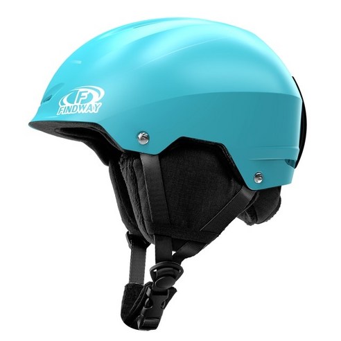 스키헬멧 스노보드헬멧 스키 보드 안전 장구 Findway-스키 헬멧 충격 방지 바람막이 스노우보드 스케이, 06 Blue_01 S(48-52cm)