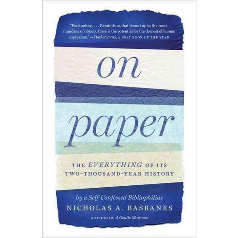 On Paper: The Everything of Its Two-Thousand-Year History, Vintage Books