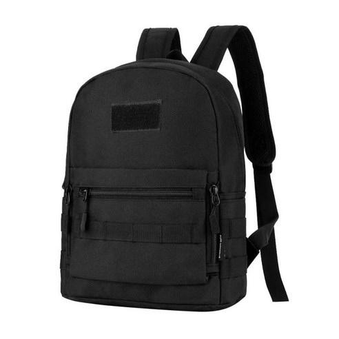 캠핑 하이킹 등산을위한 10L 여행 배낭 어깨에 매는 가방, 블랙, 나일론