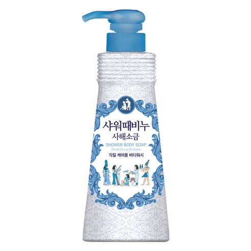 샤워때비누 사해소금, 1개, 900ml