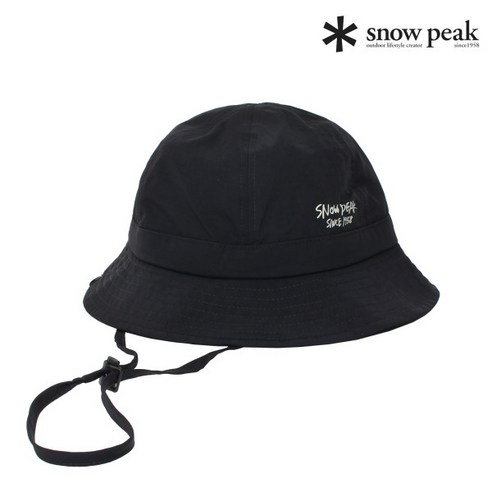 국내 정품 매장판 스노우피크 SNOWPEAK APPAREL S23SUCBH11 캠플 버킷햇 블랙