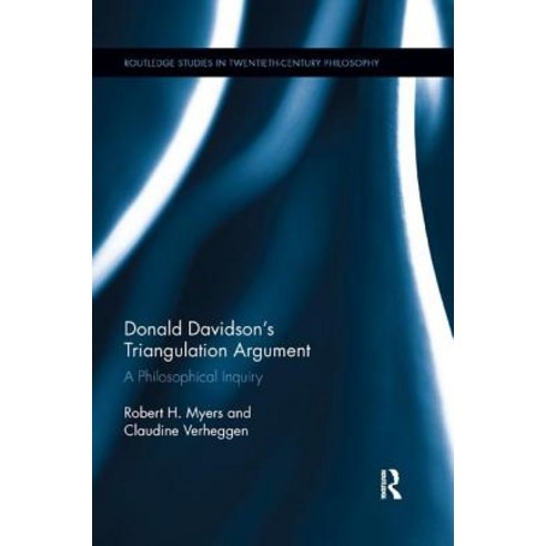Donald Davidson''s Triangulation Argument: A Philosophical Inquiry Paperback, Routledge, English, 9781138346734
