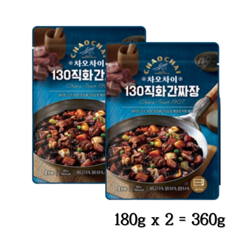 차오차이 130 직화 간짜장, 180g, 6개